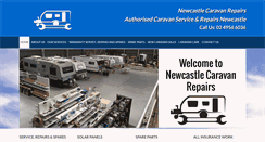 Desktop Screenshot of newcastlecaravanrepairs.com.au